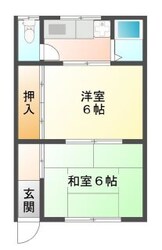 板宿ハイツの物件間取画像